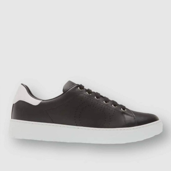 Salvatore Ferragamo Men's Black Pierre Gancio Sneakers - Picture 5 of 7